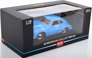 1957 Porsche 356A 1500 GS Carrera GT, aquamarine Sun Star 1:18