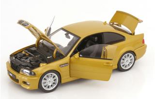 BMW M3 E46 2000 gelbmetallic Limited Edition 1000 pcs. Norev 1:18 Metallmodell