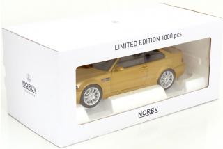 BMW M3 E46 2000 gelbmetallic Limited Edition 1000 pcs. Norev 1:18 Metallmodell