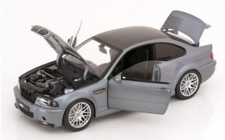 BMW M3 CSL E46 2003 graumetallic Limited Edition 1000 pcs. Norev 1:18 Metallmodell