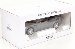 BMW M3 CSL E46 2003 graumetallic Limited Edition 1000 pcs. Norev 1:18 Metallmodell