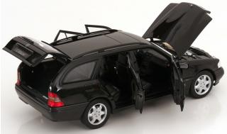 Mercedes C-Klasse W202 Kombi 1997 schwarz-metallic Limited Edition 1000 pcs. Norev 1:18 Metallmodell