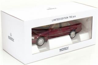 Mercedes C-Klasse W202 Limousine 1993 rotmetallic Limited Edition 750 pcs.  Norev 1:18 Metallmodell