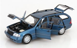 Mercedes C-Klasse W202 T-Modell 1997 türkis-metallic Limited Edition 500 pcs. Norev 1:18 Metallmodell