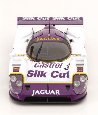 Jaguar XJR-12 Sieger 24h Le Mans 1990 Brundle/Nielsen/Cobb  Silk Cut CMR Metallmodell 1:18