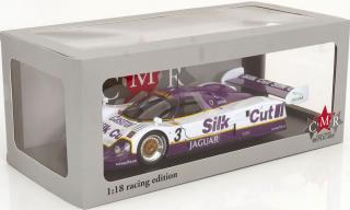 Jaguar XJR-12 Sieger 24h Le Mans 1990 Brundle/Nielsen/Cobb  Silk Cut CMR Metallmodell 1:18