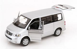 VW T5 Mulitvan 2003 silber Norev 1:18 Metallmodell