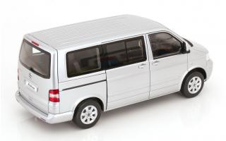 VW T5 Mulitvan 2003 silber Norev 1:18 Metallmodell