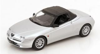 Alfa Romeo Spider mit abnehmbarem Softtop 1999 silber Limited Edition 750 pcs. Norev 1:18 Metallmodell