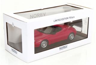 Alfa Romeo Spider mit abnehmbarem Softtop 1999 rot Limited Edition 750 pcs. Norev 1:18 Metallmodell