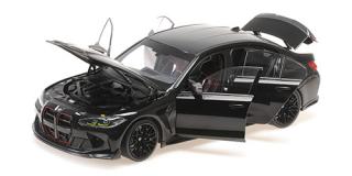 BMW M3 CS - 2023 - BLACK METALLIC Minichamps 1:18 Metallmodell mit zu öffnenden Türen und Haube(n)