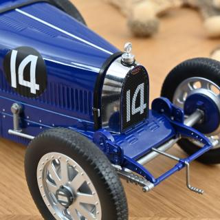 Bugatti T35 1925 Dark Blue  Norev 1:12 Metallmodell (Türen/Hauben nicht zu öffnen!)