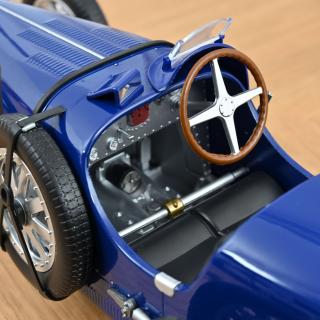 Bugatti T35 1925 Dark Blue  Norev 1:12 Metallmodell (Türen/Hauben nicht zu öffnen!)