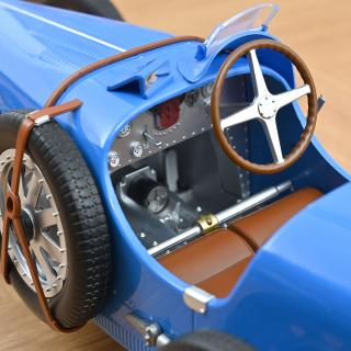 Bugatti T35 1925 Blue  Norev 1:12 Metallmodell (Türen/Hauben nicht zu öffnen!)