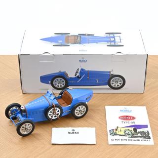 Bugatti T35 1925 Blue  Norev 1:12 Metallmodell (Türen/Hauben nicht zu öffnen!)