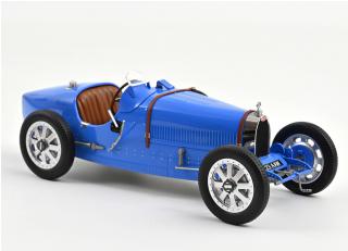 Bugatti T35 1925 Blue  Norev 1:12 Metallmodell (Türen/Hauben nicht zu öffnen!)