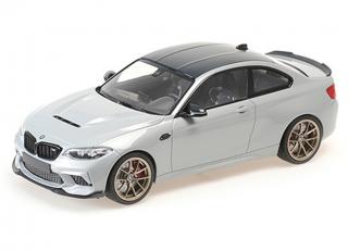 BMW M2 CS - 2020 - SILVER METALLIC W/GOLD WHEELS Minichamps 1:18 Metallmodell, Türen, Motorhaube... nicht zu öffnen