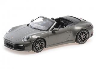 PORSCHE 911 CARRERA 4S CABRIOLET – 2019 – GREEN METALLIC Minichamps 1:18 Metallmodell, Türen, Motorhaube... nicht zu öffnen