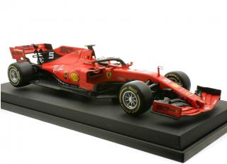 Ferrari SF90 Formel 1 2019 #5 Sebastian Vettel Burago Metallmodell 1:18