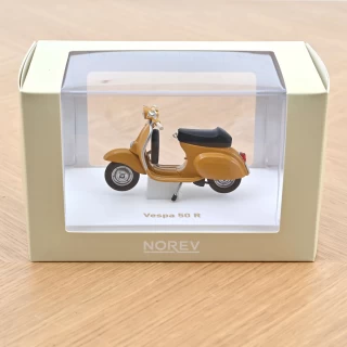 Vespa 50 R 1969 Positano Gelb Norev 1:18 Metallmodell