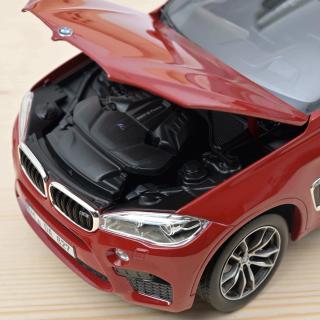 BMW X6 M 2015 - Red metallic Norev 1:18 Metallmodell 4 Türen, Motorhaube und Kofferraum zu öffnen!