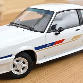 Opel Manta Guy Frequelin 1984 White   Norev 1:18 Metallmodell (Türen/Hauben nicht zu öffnen!)