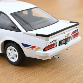 Opel Manta Guy Frequelin 1984 White   Norev 1:18 Metallmodell (Türen/Hauben nicht zu öffnen!)