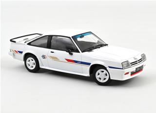 Opel Manta Guy Frequelin 1984 White   Norev 1:18 Metallmodell (Türen/Hauben nicht zu öffnen!)