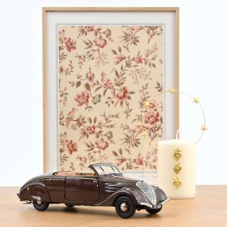 Peugeot 402 Eclipse 1937 - Chocolate  Norev 1:18 Metallmodell 2 Türen, Motorhaube und Kofferraum zu öffnen!