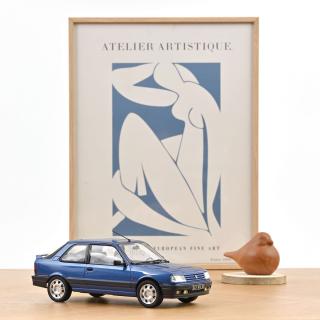 Peugeot 309 GTi16 1992 - blau - Norev 1:18 (Türen, Motorhaube... nicht zu öffnen!) Wiederauflage