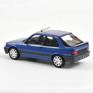 Peugeot 309 GTi16 1992 - blau - Norev 1:18 (Türen, Motorhaube... nicht zu öffnen!) Wiederauflage