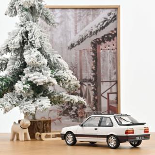 Peugeot 309 GTi 1987 Meije White  Norev 1:18 Metallmodell (Türen/Hauben nicht zu öffnen!)