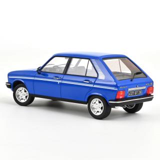 Peugeot 104 S 1981 Ibis Blue  Norev 1:18 Metallmodell (Türen/Hauben nicht zu öffnen!)