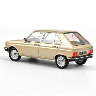 Peugeot 104 GR 1981 Beige metallic  Norev 1:18 Metallmodell (Türen/Hauben nicht zu öffnen!)