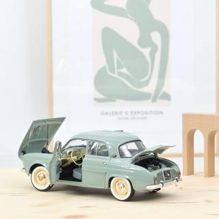 Renault Dauphine azurblau Wiederauflage  Norev 1:18 Metallmodell 2 Türen, Motorhaube und Kofferraum zu öffnen!