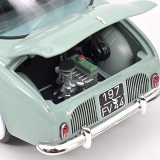 Renault Dauphine azurblau Wiederauflage  Norev 1:18 Metallmodell 2 Türen, Motorhaube und Kofferraum zu öffnen!