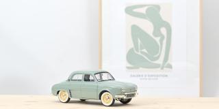 Renault Dauphine azurblau Wiederauflage  Norev 1:18 Metallmodell 2 Türen, Motorhaube und Kofferraum zu öffnen!