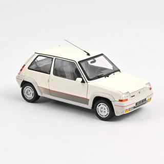 Renault Supercinq GT Turbo Ph I 1985 Pearl White 1:18 (Reprod 2024) Norev 1:18 Metallmodell 2 Türen, Motorhaube und Kofferraum zu öffnen!