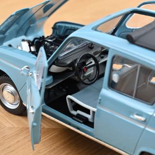 Renault 4 L 1966 French Blue 1:18 Norev 1:18 Metallmodell 2 Türen und Motorhaube  zu öffnen!