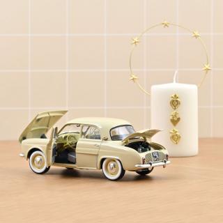 Renault Dauphine 1958 Beige 1:18 Norev 1:18 Metallmodell 2 Türen, Motorhaube und Kofferraum zu öffnen!