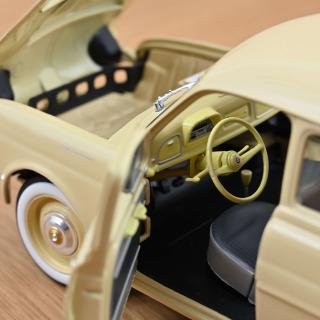 Renault Dauphine 1958 Beige 1:18 Norev 1:18 Metallmodell 2 Türen, Motorhaube und Kofferraum zu öffnen!