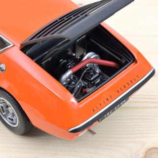 Alpine A310 1600 VF 1974 Acropolis Orange   Norev 1:18 Metallmodell 2 Türen und Motorhaube zu öffnen!