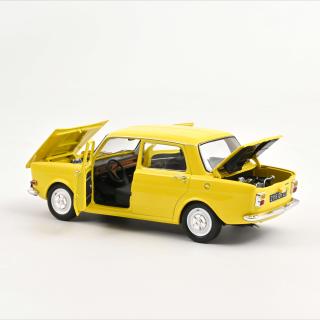 Simca 1000 LS 1974 Maya Yellow 1:18  Norev 1:18 Metallmodell 2 Türen, Motorhaube und Kofferraum zu öffnen!