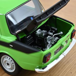 Simca 1000 Rallye 2 1976 Racing Green 1:18 Norev 1:18 Metallmodell 2 Türen, Motorhaube und Kofferraum zu öffnen!