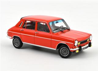 Simca 1100 TI 1974 Sumatra Red Norev 1:18 Metallmodell (Türen/Hauben nicht zu öffnen!)