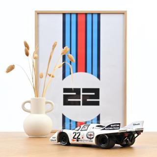 Porsche 917K - Winner France 24h 1971 - Marko / van Lennep Norev Metallmodell 1:18 (Türen, Motorhaube... nicht zu öffnen!)