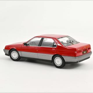 Alfa Romeo 164 1991 Rosso Alfa 1:18  Norev 1:18 Metallmodell (Türen/Hauben nicht zu öffnen!)