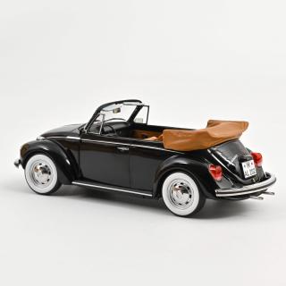 VW 1303 Cabriolet 1972 Black  Norev 1:18 Metallmodell (Türen/Hauben nicht zu öffnen!)