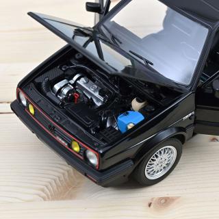 VW Golf GTI Match 1989 Black metallic Norev 1:18 Metallmodell 2 Türen, Motorhaube und Kofferraum zu öffnen!