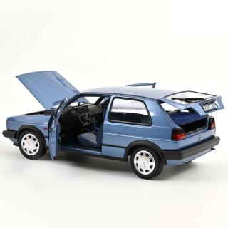 VW Golf 10 Million 1988 Star Blue metallic  Norev 1:18 Metallmodell 2 Türen, Motorhaube und Kofferraum zu öffnen!